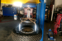 OSHA approved beadlock mounting, 33x10.5R15 BFG ATs on 15x4” Method buggy beadlock wheels